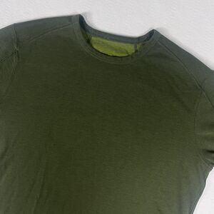 Tommy Bahama Mens Long Sleeve Shirt Large Olive Green Marl Knit Pullover Marlin